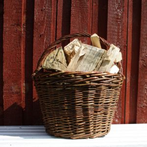Cesta de Leña para Chimenea