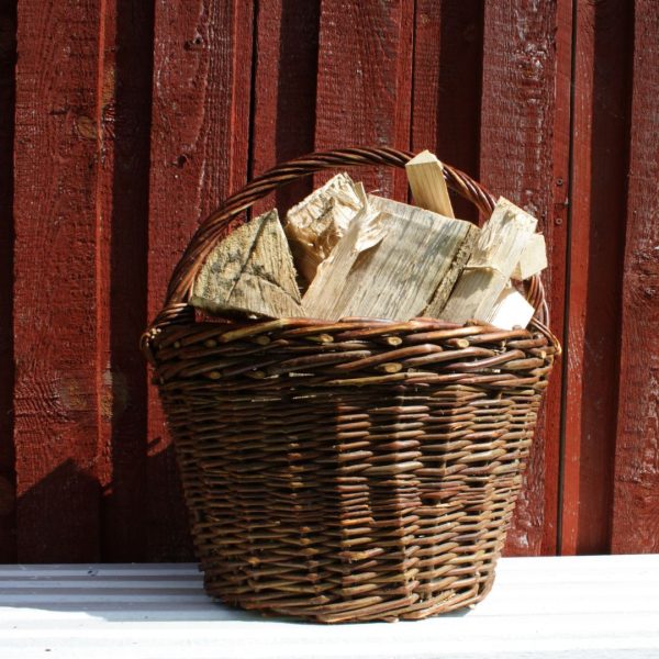 Cesta de Leña para Chimenea