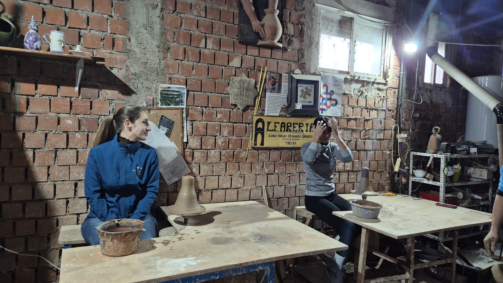 Taller de alfarería en Puente del Arzobispo